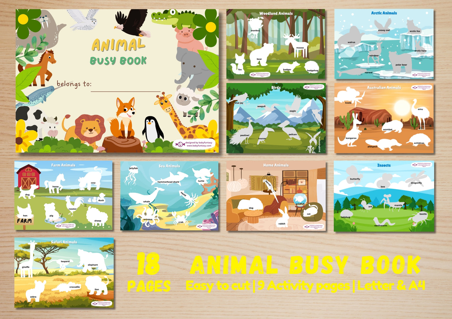 Animal Busy Book Baby Funtasy 1