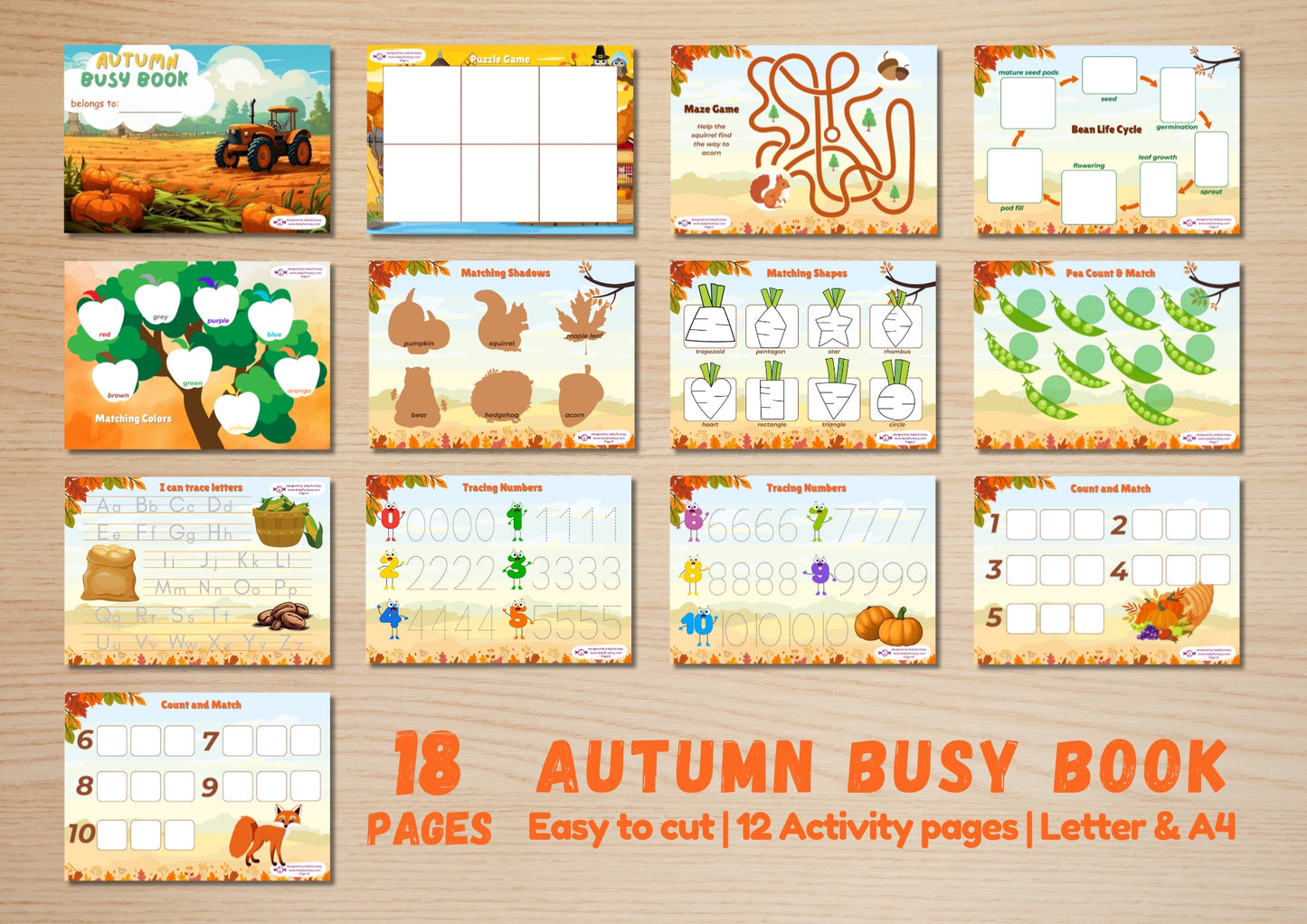 Autumn Busy Book Baby Funtasy 1