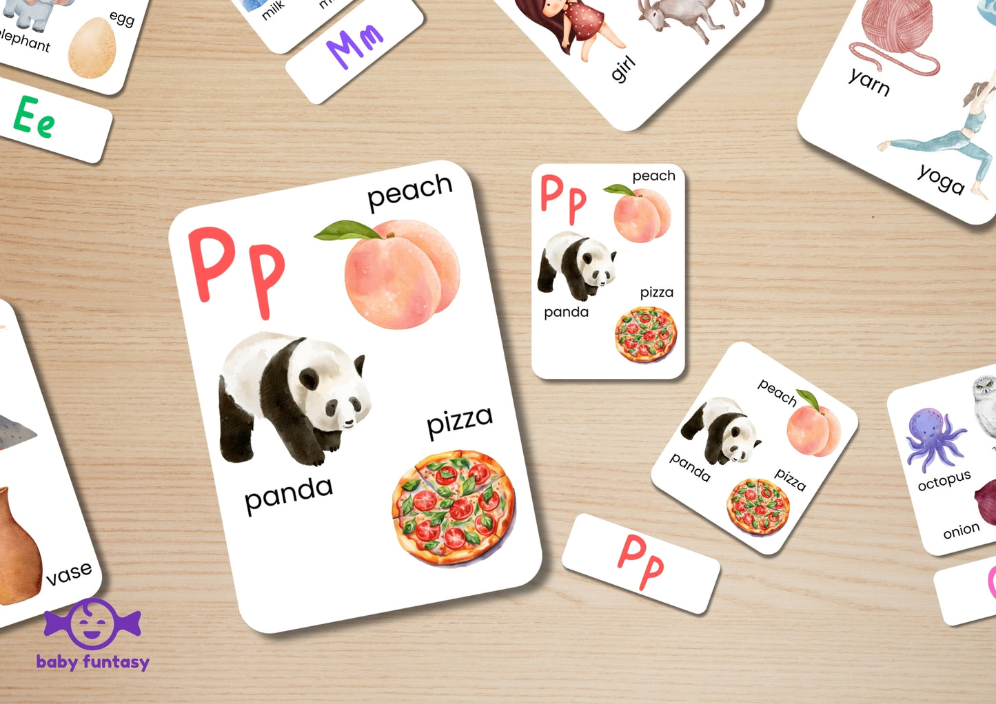 Alphabet 26 letters Flash Card Baby Funtasy 3