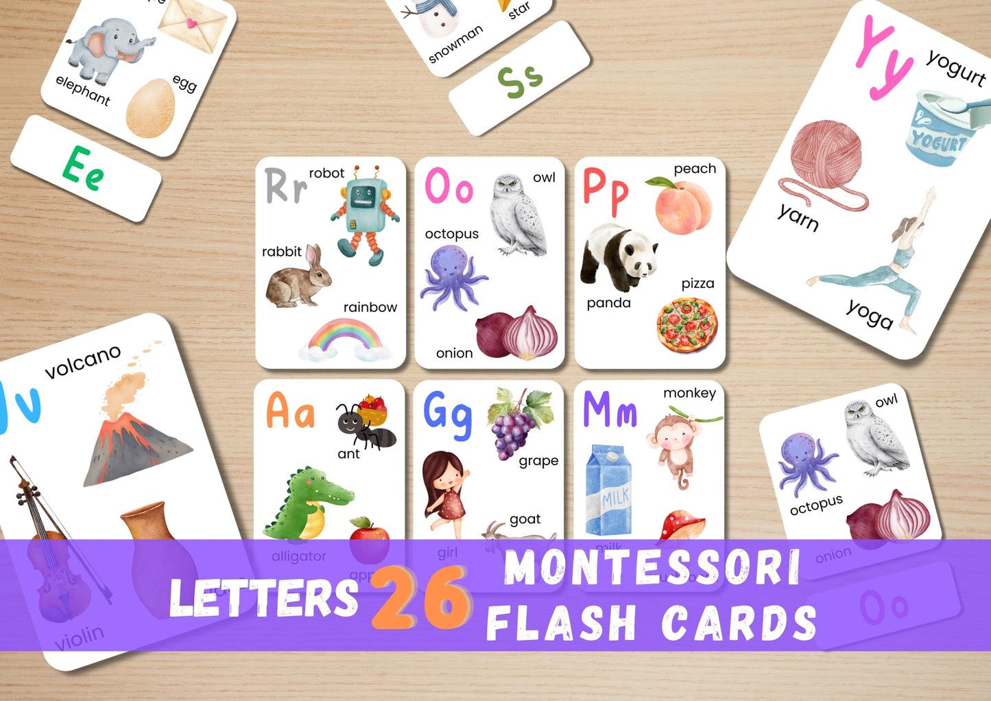 Alphabet 26 letters Flash Card Baby Funtasy cover