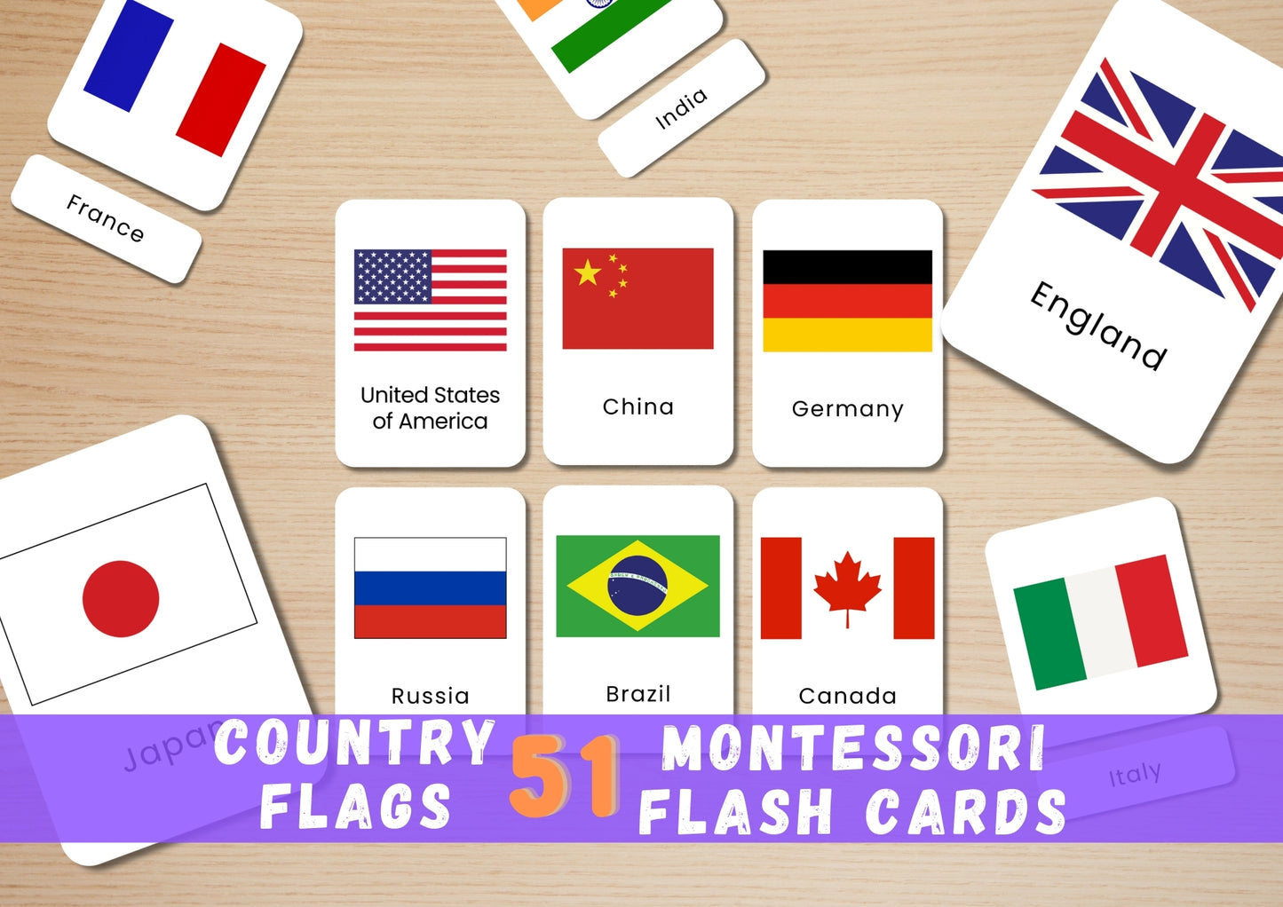 51 Country Flag Flash Card Baby Funtasy Cover