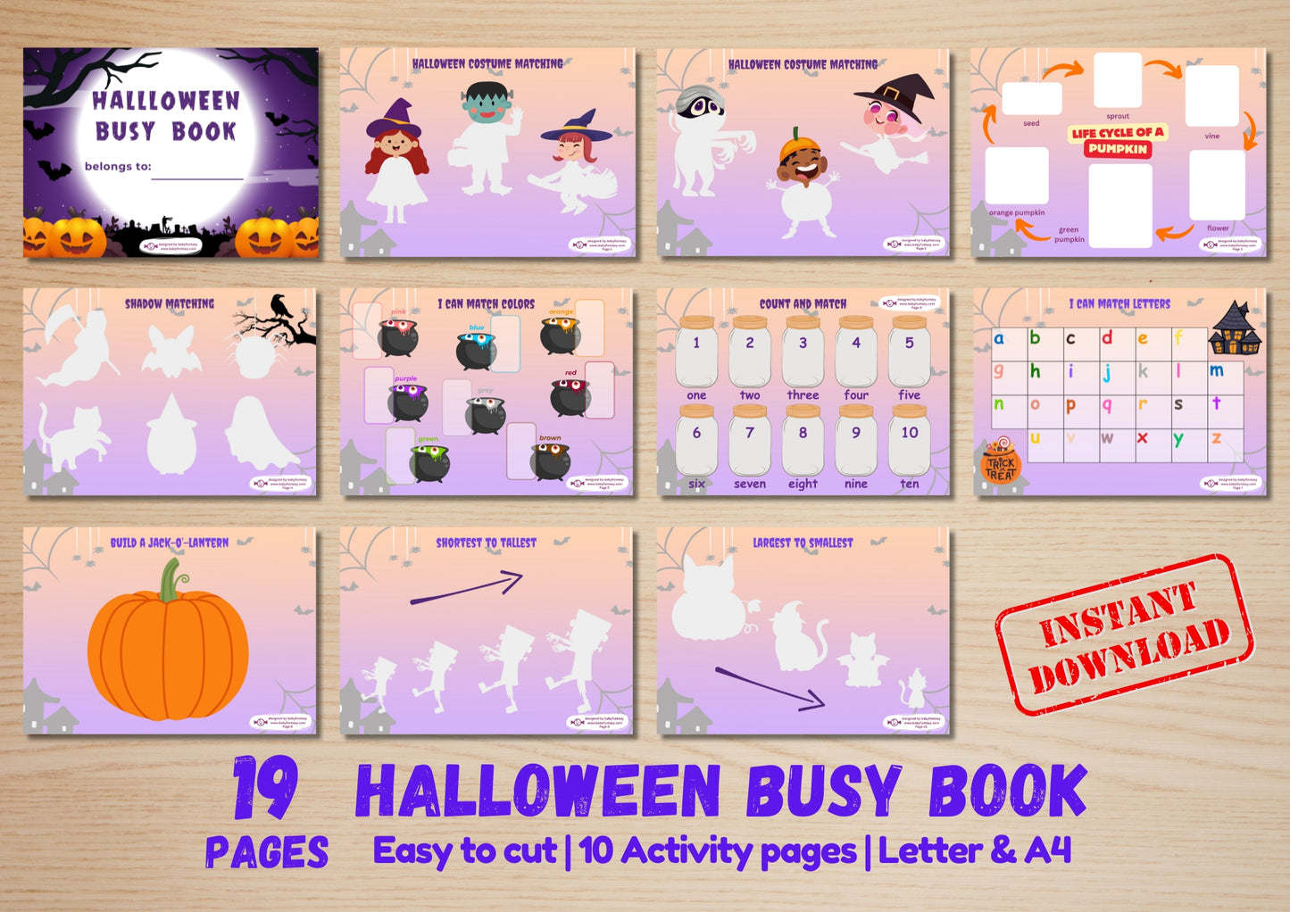 Halloween Busy Book Baby Funtasy 1