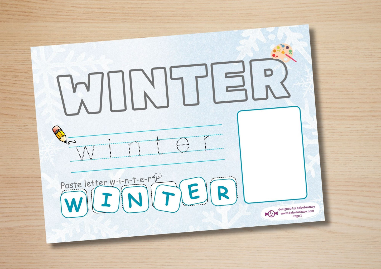 Winter Busy Book - DIGITAL DOWNLOAD Printable Quiet Book