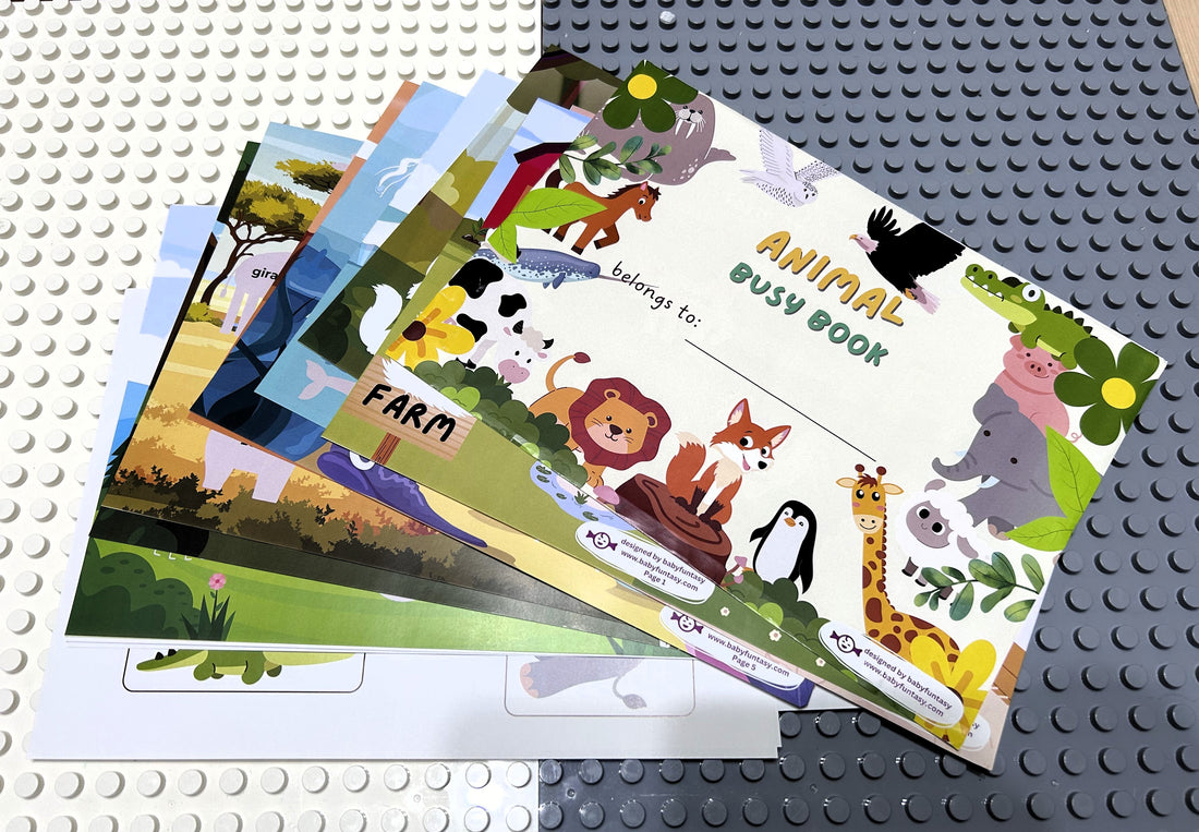 Baby Funtasy Animal Busy Book Making
