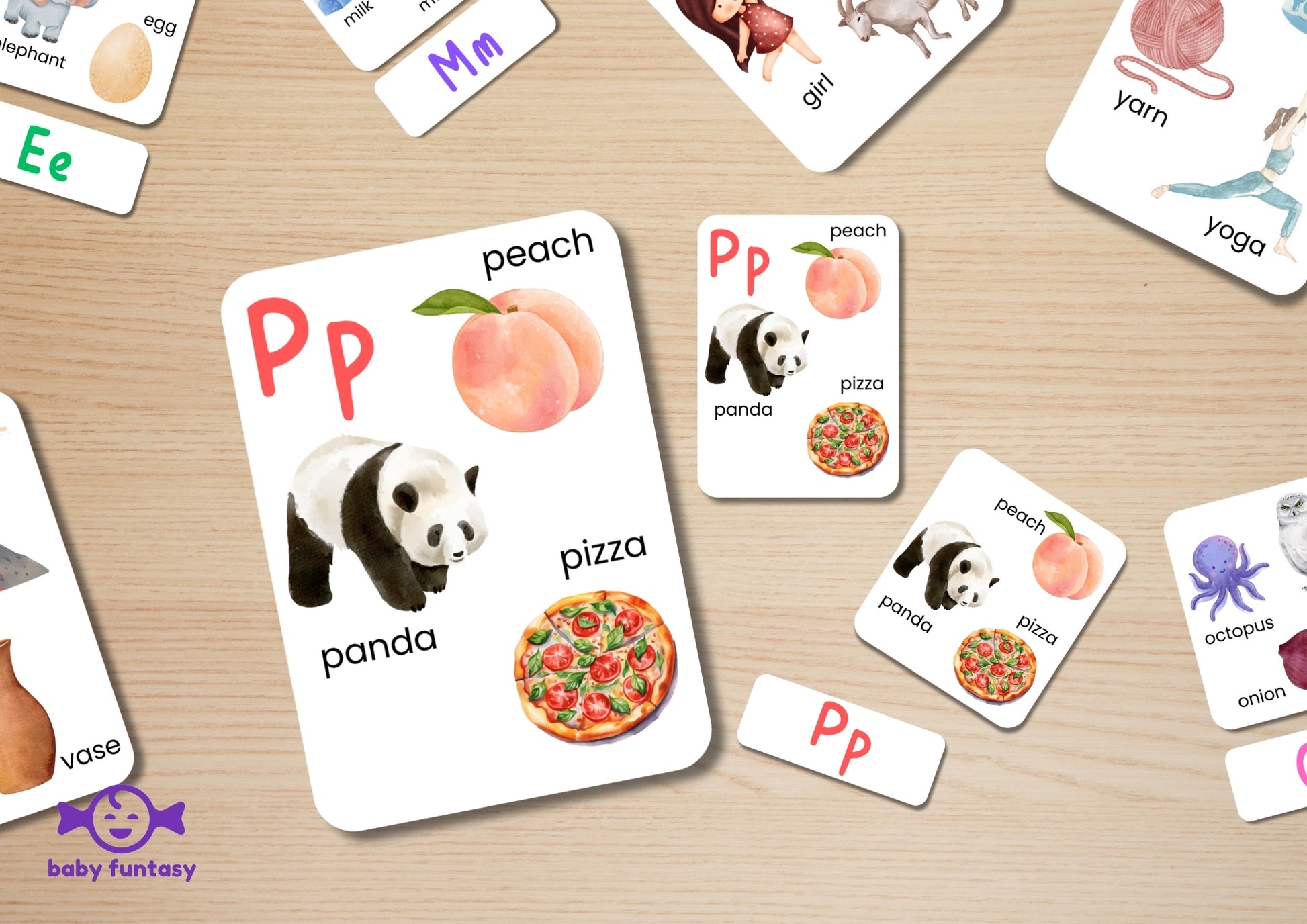 Alphabet 26 letters Flash Card Baby Funtasy 3