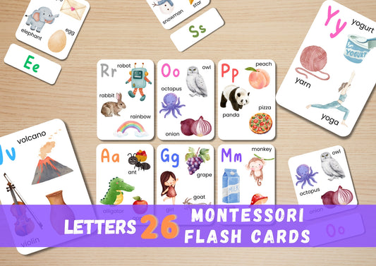 Alphabet 26 letters Flash Card Baby Funtasy cover