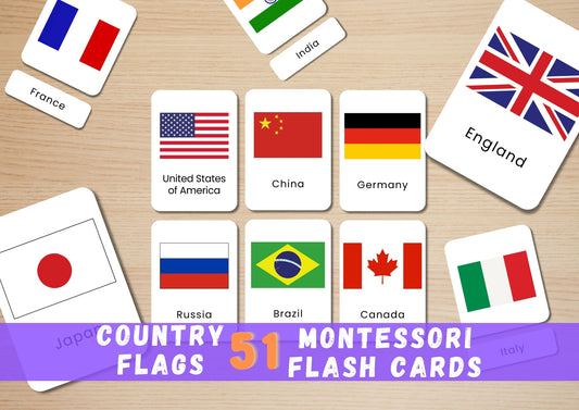 51 Country Flag Flash Card Baby Funtasy Cover