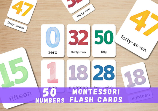 50 Number Flash Card Baby Funtasy Cover