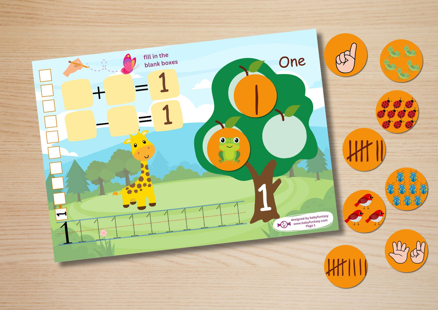 Math Busy Book - DIGITAL DOWNLOAD Printable Quiet Book