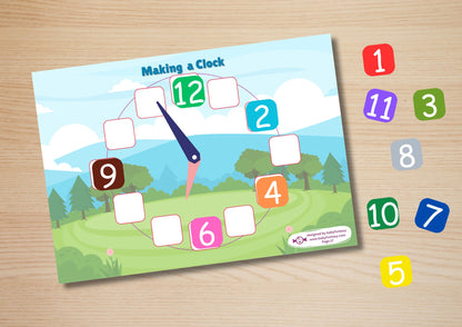 Math Busy Book - DIGITAL DOWNLOAD Printable Quiet Book