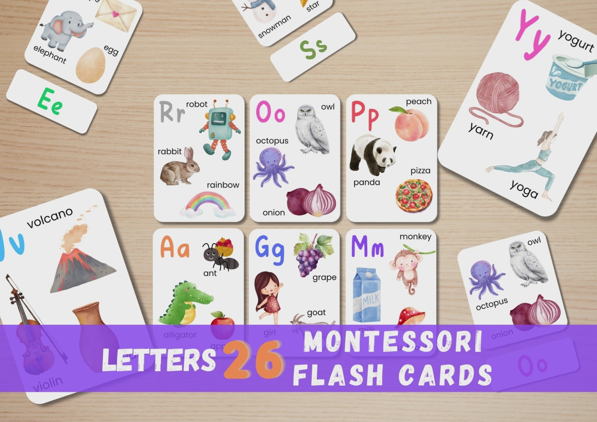 Alphabet 26 letters Flash Card Baby Funtasy video
